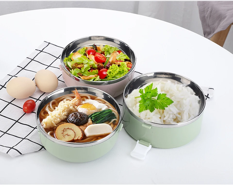 LIYIMENG 304 Stainless Steel Japanese Lunch Box Thermal For Food Portable LunchBox For Kids Picnic Office Workers School113