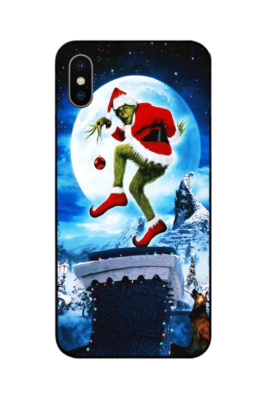 Рождество Grinch Xmas Забавный чехол для телефона черный мягкий чехол для iPhone 11 Pro Max 6 7 8plus 5S X XS XR XSMax для samsung s10 series - Цвет: 2676