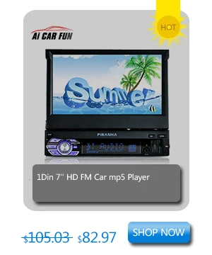 Clearance 7 Inch Automatic Retractable Screen Car MP5 Multimedia Player Android 6.0 System GPS Navigation WiFi AM FM RDS Radio Function 3