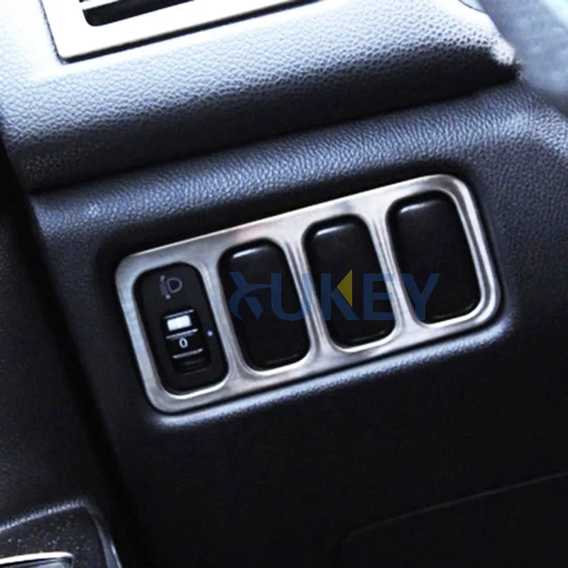 AX для Mitsubishi ASX Outlander Sport RVR 2013- хромированный противотуманный головной светильник с регулировкой панели переключателя