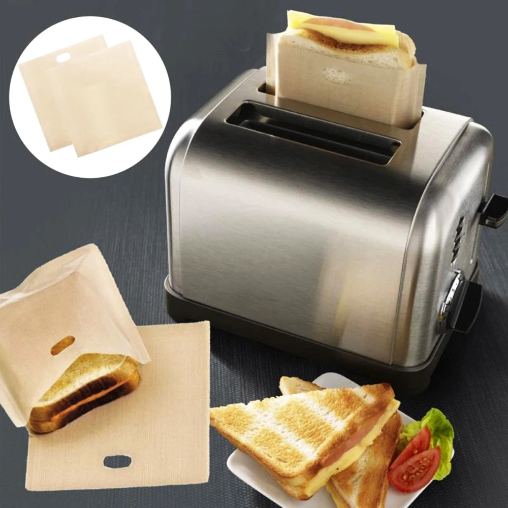 Мешок для хлеба, кухонные принадлежности, термостойкие прочные здоровые тосты, сэндвич, антипригарная сумка
