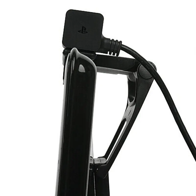 عالية الجودة منصة رأسية مشبك قابل للتعديل للبلاي ستيشن 4 PS4 حامل تلفاز عقد حامل منصب الكاميرا أسود
