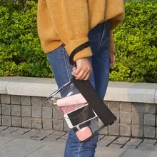 Прозрачная сумка-кошелек через плечо, прозрачная сумка через плечо с регулируемым плечевым ремнем на запястье, Новинка