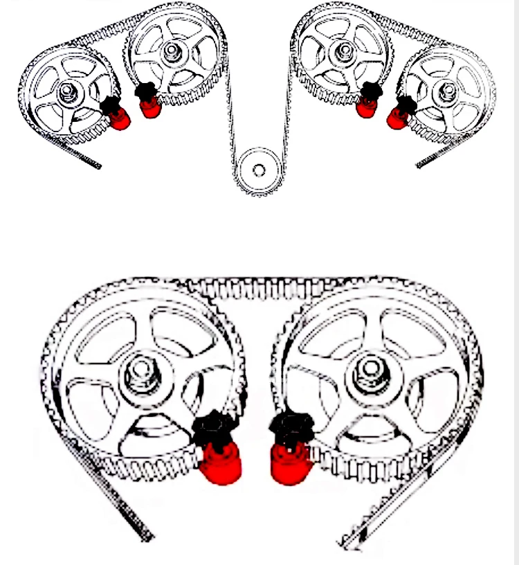Авто Универсальный двойной Cam зажим распредвала звездочки шестерни блокировки двигатели для автомобиля Сроки Tool Kit Ford Focus Suzuki Swift