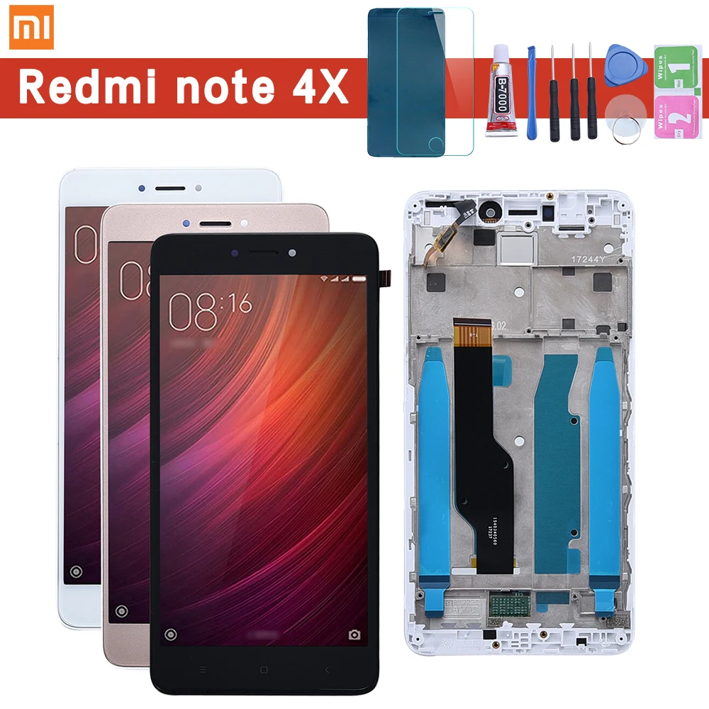 Цена AAA качественный ЖК дисплей + рамка для Xiaomi Redmi Note 4X ЖК экран для Redmi Note 4 глобальная версия ЖК дисплей только для Snapdragon 625