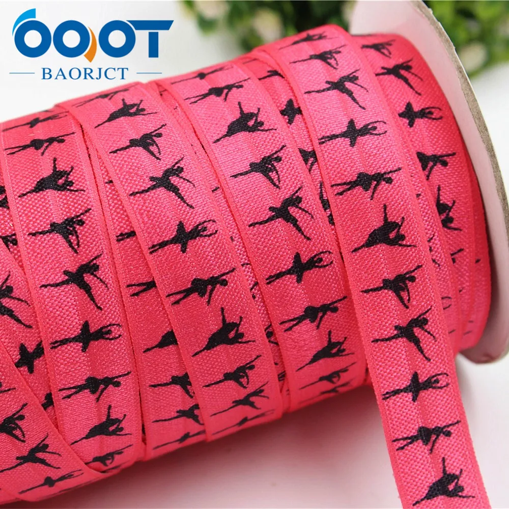 OOOT BAORJCT 1752625 16 мм мультяшная эластичная лента для фото 10yds DIY аксессуары головного