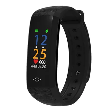 

M12P Bluetooth Smart Wristband Band Blood Pressure & Heart Rate Monitor Waterproof Fitness Bracelet Pedometer Smart Watch