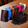 Genuine Leather Men Business Card Holder Wallet 15 Bits Card Case Bank Credit Card Case ID Holders Women Cardholder Porte Carte ► Photo 1/6