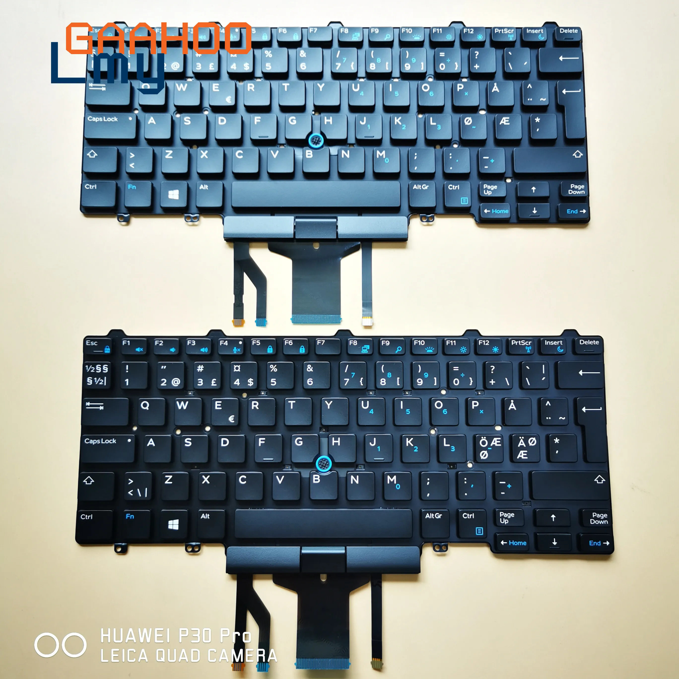 Клавиатура NORDI NORW для ноутбука Dell Latitude E5450 E7450 7470 7480 7490 5470 5480 5490 черная/w подсветка и
