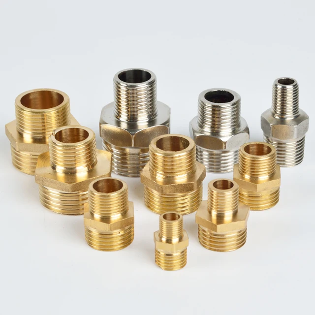 1/8 1/4 3/8 1/2 3/4 1 дюймов редукционный переходник Резьбовая труба ...