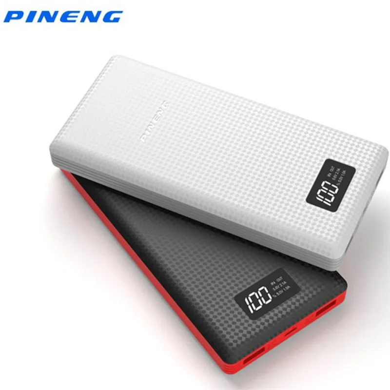 Подлинный PINENG PN 969 20000 мАч двойной USB внешний мобильный аккумулятор зарядное