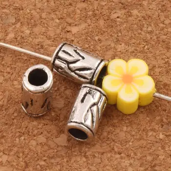 

Orchid Curved Bail Style Tube Beads Spacers 8.7x5.3mm 300PCS zinc alloy Spacers Jewelry Findings L519