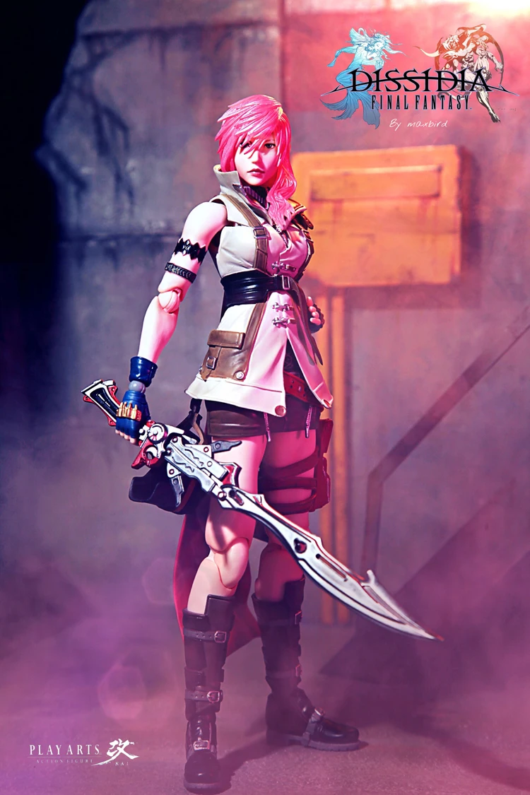 Оригинальная игра искусство KAI Final Fantasy XIIIFF13 Lightning Eclair Farron ПВХ фигурка