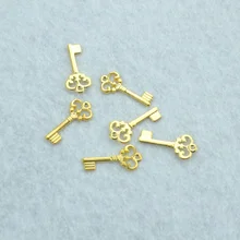 70 шт. золотого цвета брелоки ожерелье ювелирные браслеты и кулоны для рукоделия diy принадлежности 21*10 мм 1505