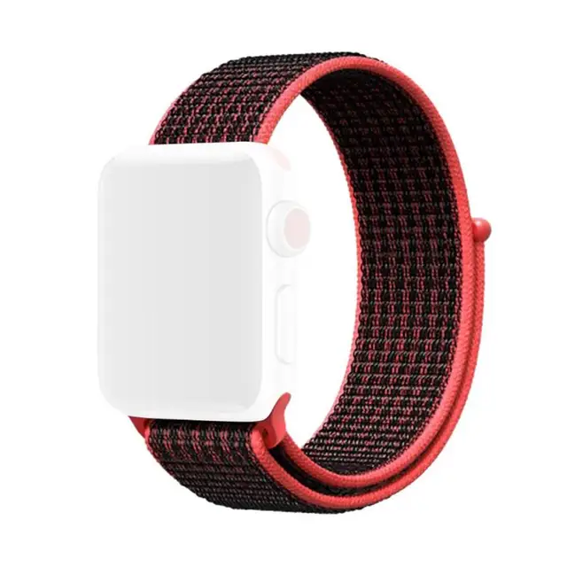 ALLOYSEED Smartwatch Belt Woven Nylon Adjustable Smart Watch Band