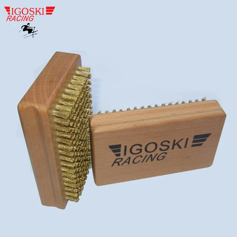 Латунная щетка для восковой депиляции лыж и сноуборда igoski|skiing and snowboarding|brush brushski
