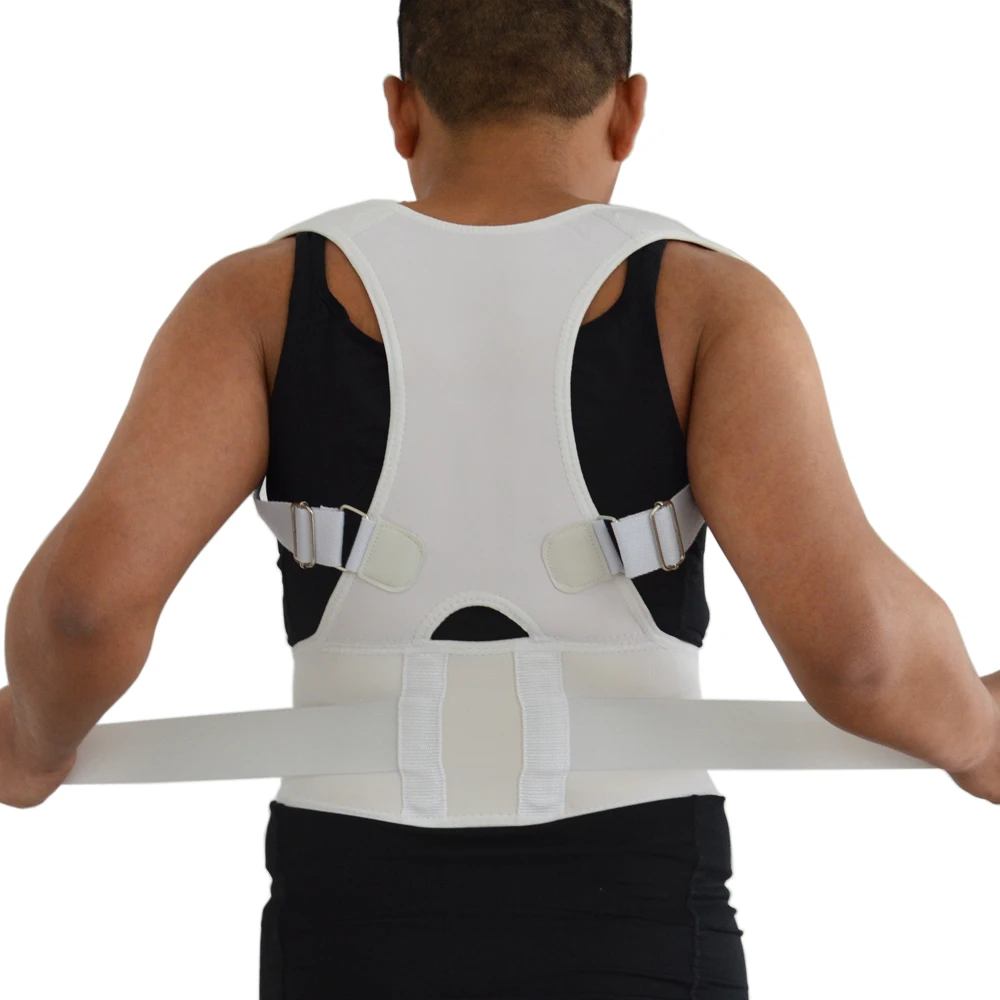 Регулируемый ортопедический задний Поясничный поддерживающий мужской брекет медицинский пояс Защита спины подтяжки осанки