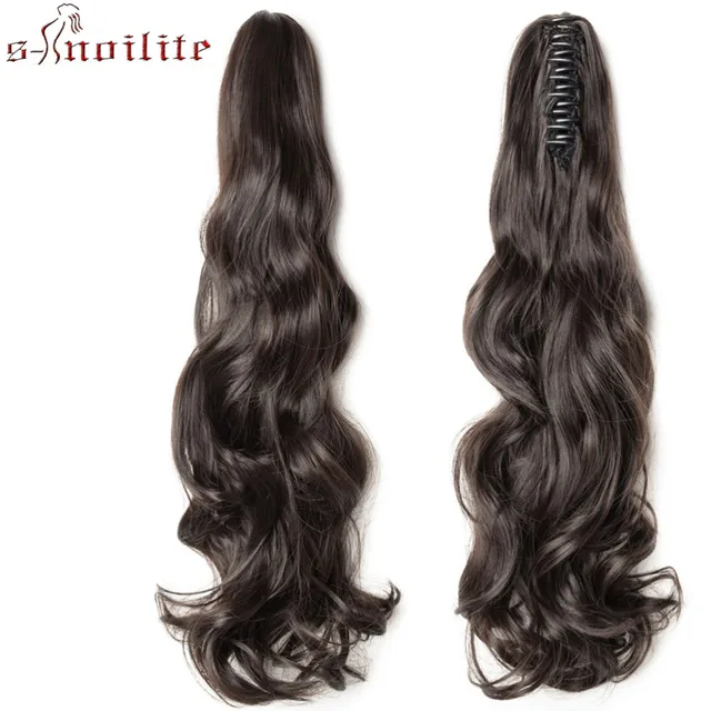 Special Offers S-noilite Long Wavy Wrap Around Ponytail Claw Jaw in Hair pieces Real Natural Remy Hair Extensions for human Special Offers S-noilite Long Wavy Wrap Around Ponytail Claw Jaw in Hair pieces Real Natural Remy Hair Extensions for human
