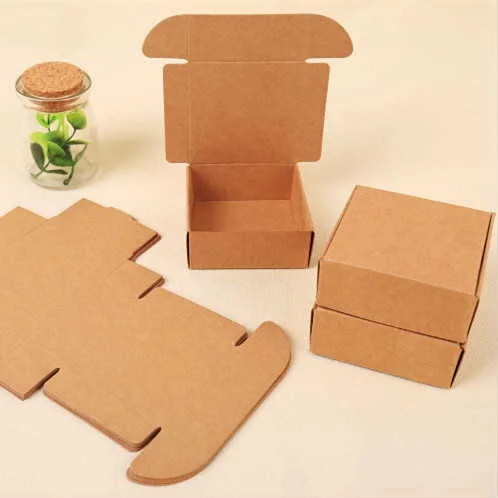 50pcs lot 5 5 2 cm diy craft paper box kraft paper cardboard boxes diy paper box