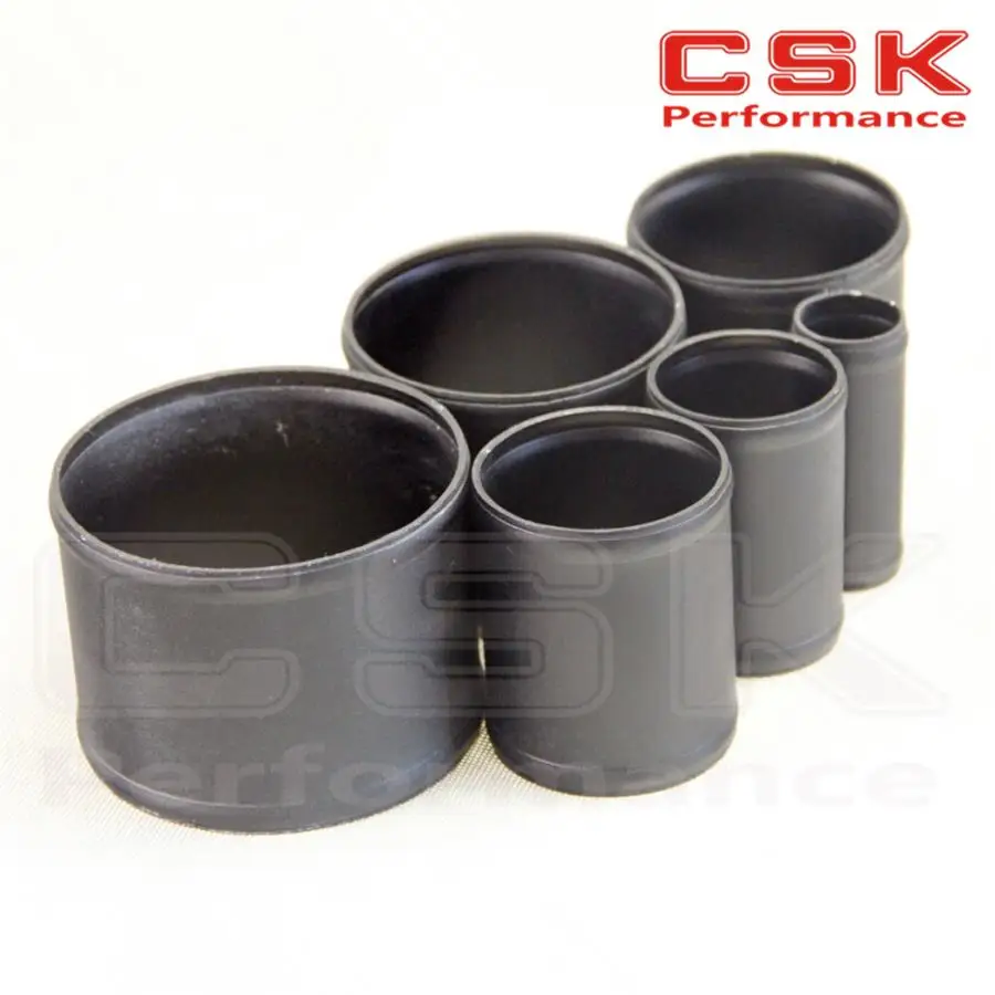 2.5/" 63mm Aluminium Alloy Hose Joiner Pipe Connector Silicone Rubber