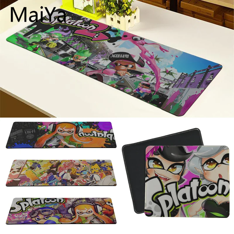 

Maiya High Quality Video Game Splatoon Rubber PC Computer Gaming mousepad Rubber PC Computer Gaming mousepad