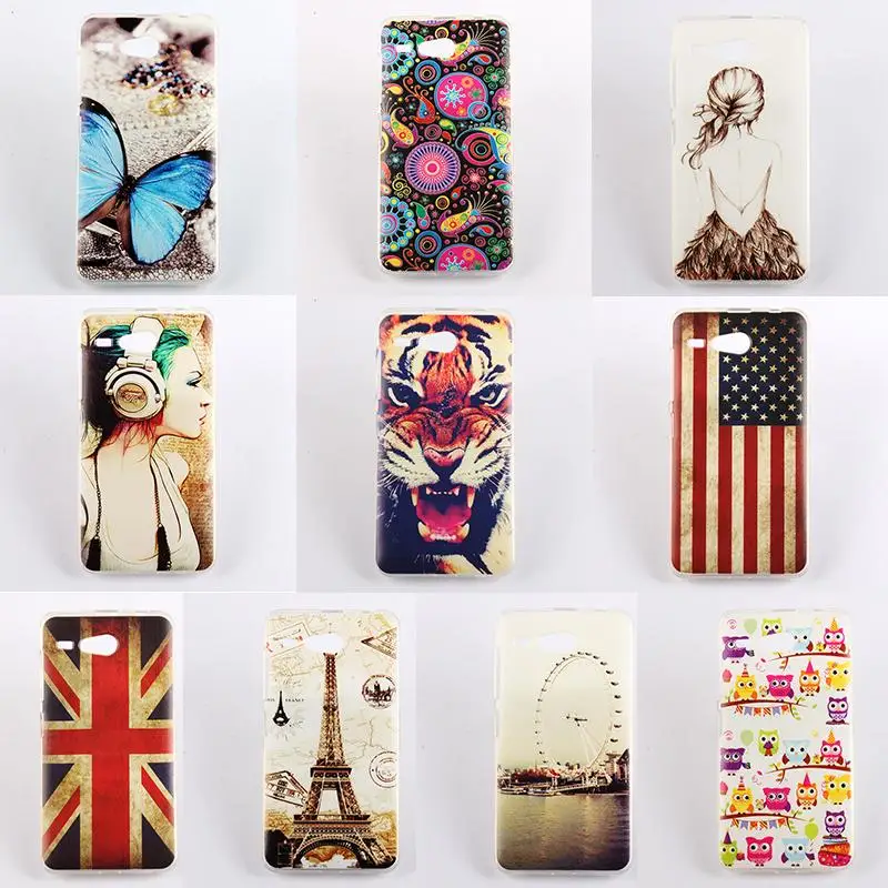 

Mobile Phone Back Cases for Acer Z520 Ultra Thin Soft TPU Design Color Painted Phone Accessories Protector
