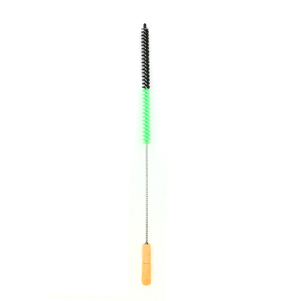 SY 1 шт. Длина(66 см) щетка для чистки кальян наргиль металлическая труба силиконовые аксессуары для шланга - Цвет: Green
