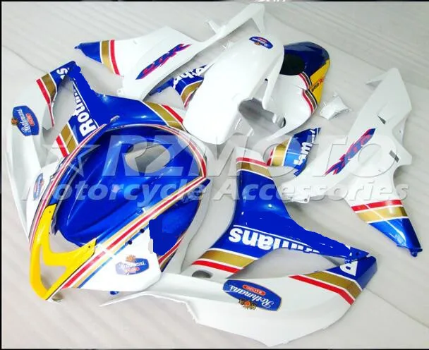 

ACE KITS New ABS Injection Fairings Kit Fit For HONDA CBR600F5 2007 2008 CBR600F5 07 08 Blue White F85