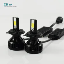 LED Car H4 Headlight 72W LED High low Dual beam 6600LM For H4 Car light source Fog Light Lamp DRL DAYTIME DRIVING FOG Headlamp