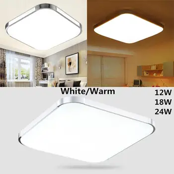 

12/18/24W Bathroom Living Room Modern 5730 LED Square Ceiling Down Light Lamp Surface Mounted Led Ceiling Lighting