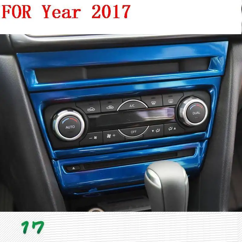 Автомобильный авто автоковиль коробка передач для окон интерьера высококачественные запчасти аксессуары для модификации аксессуары молдинги 17 для Mazda Axela - Название цвета: Number 2