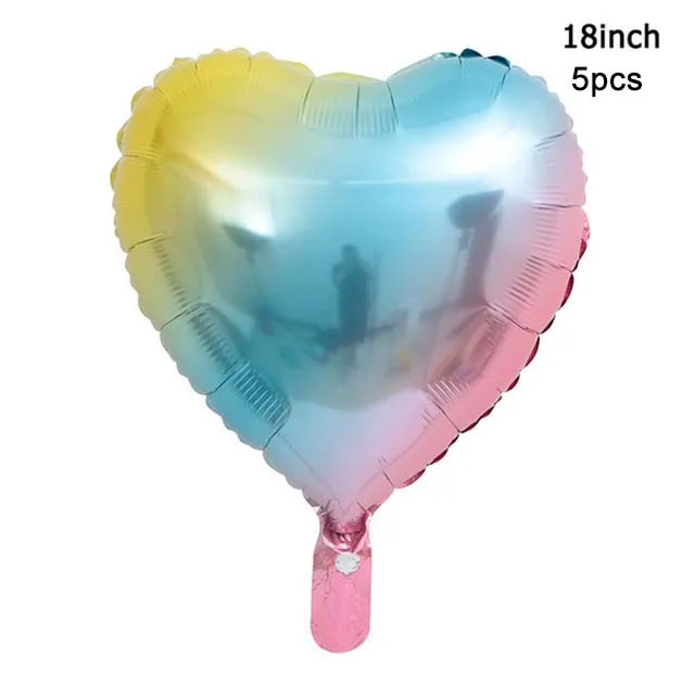 8-Season Gradually discolored 1st Birthday Balloon  Rainbow Unicorn Baby Shower Globos Unicorn Wedding Birthday Party Decoration