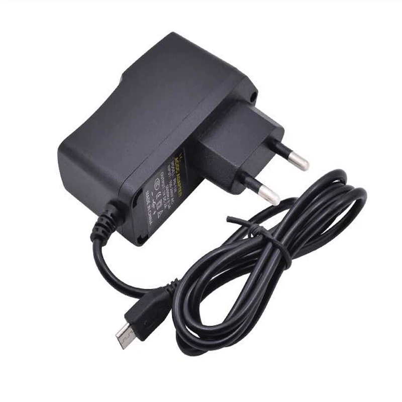 

1PCS 5V2A Micro USB Interface Universal Switching Power Supply Adapter EU Plug AC100-240V to DC Converter 5PIN Tablet Charger