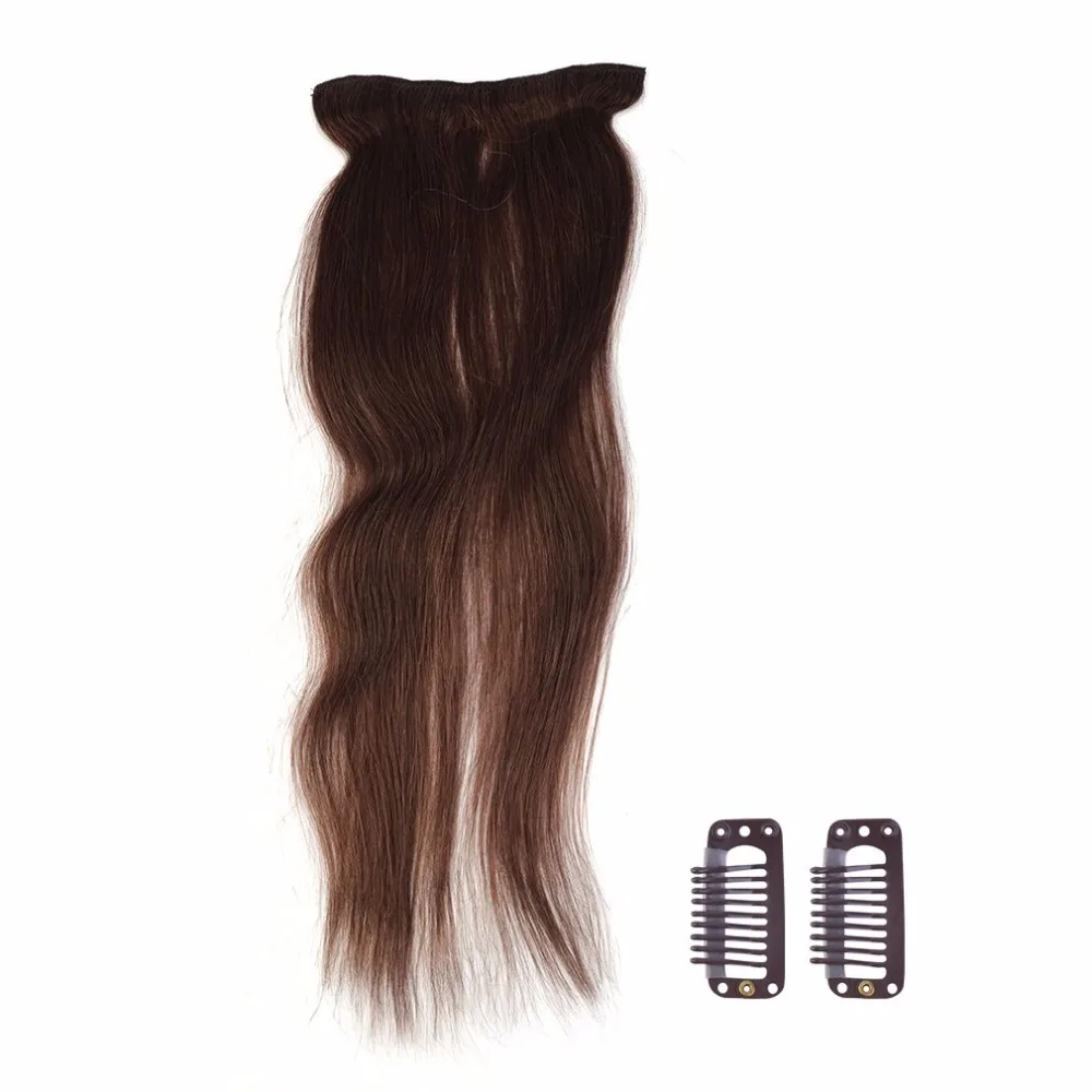 Women Clip In 100% Human Hair Long Hair Extensions Wig  20  24 New Arrival