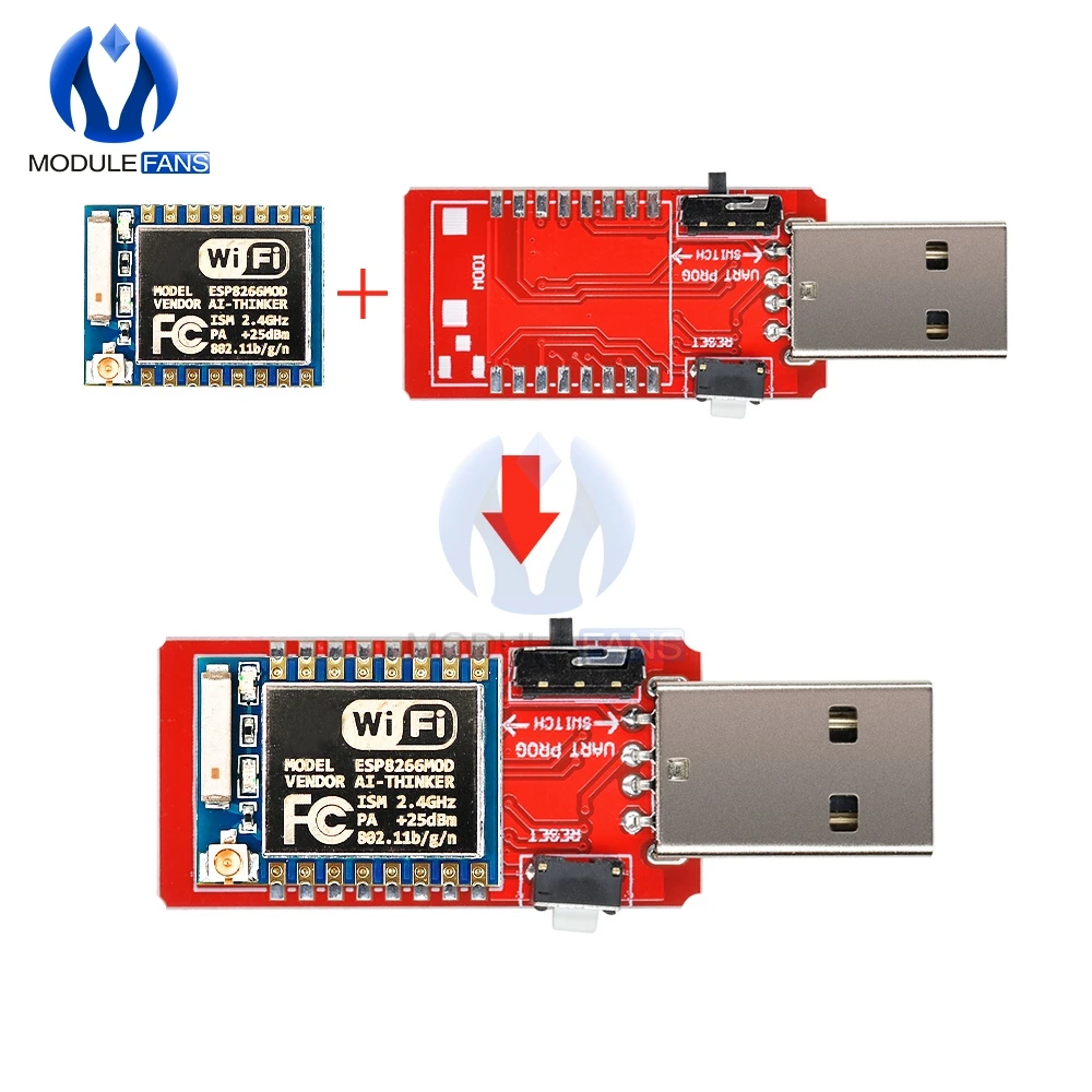 ESP-07 ESP07 CH340 G CH340G USB для ttl ESP8266 WiFi беспроводной макетный модуль антенна для ttl модуль драйвера 4,5 V-5,5 V