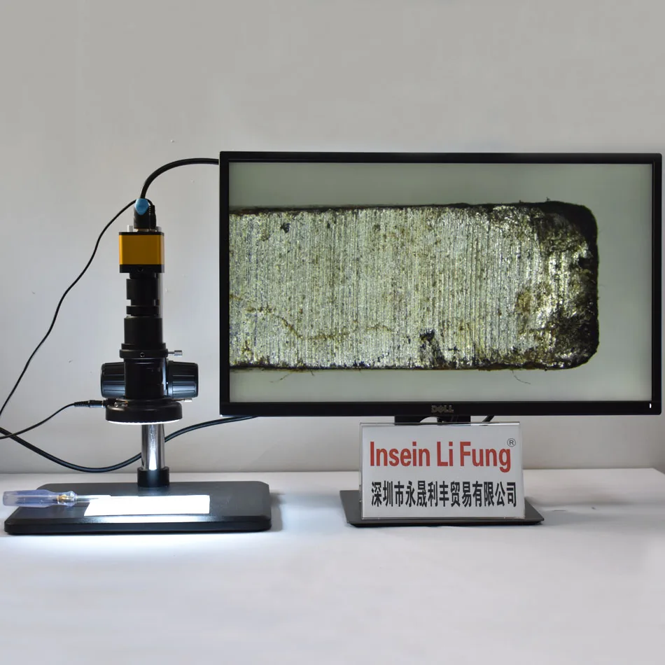 

HD Industrial Video Microscope Camera HDR HDMI Magnifier Glass Metal Watch Material Mobile Phone PCB Inspection Repair