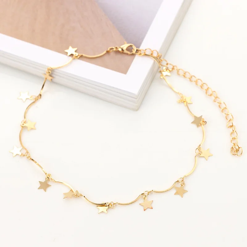 collier ras de cou avec etoile collier ras de cou avec etoile