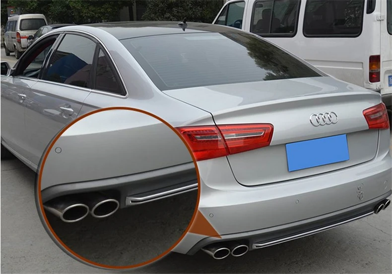 Автомобильный задний спойлер для Audi A4 B9 2013.2014.2015.2016 высококачественный диффузор