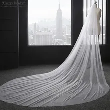 3 м Длина шириной 3 м Простые Свадебные вуали с гребешком в богемном стиле; модная свадебная аксессуары для вуалей свадебная фата майку тунику DV018