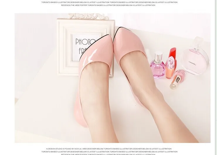 Женские милые летние стильные мягкие туфли на высоком каблуке с острым носком, шлепанцы на застежке с пряжкой, большие размеры 3-12, обувь из флока, черный, розовый цвет