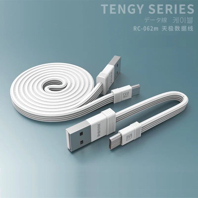 Kopen Remax USB datakabel oplader kabel 2.1A 1 m amp; 0.16 m Twee Kabel overdracht Snel opladen kabel Voor iPhoneX 6 7 8 voor xiaomi samsung