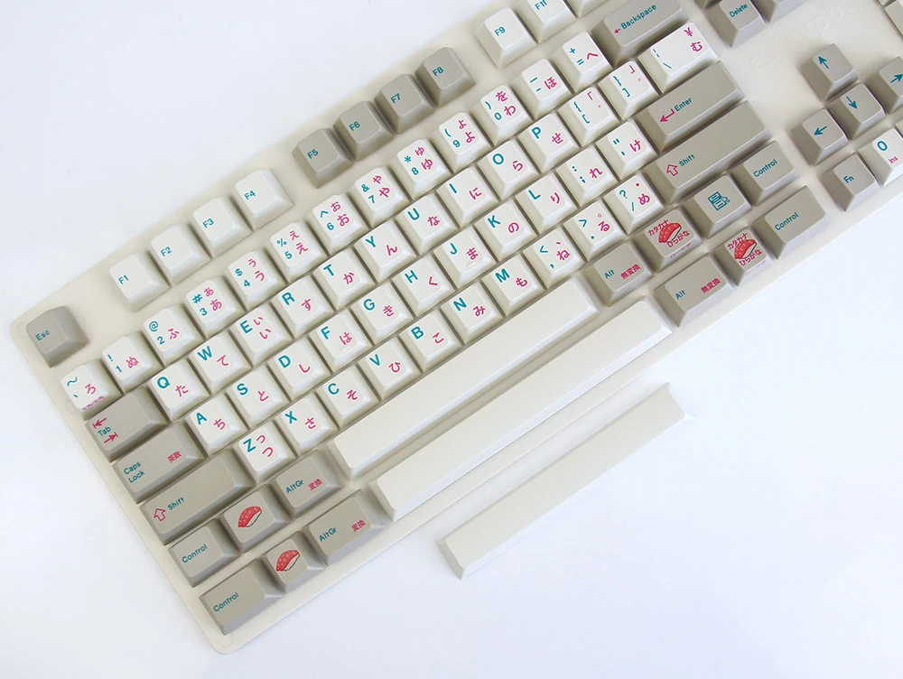 Enjoypbt Японский Суши keycap Вишневый профиль краситель-подложенный 117 клавиш для cherry mx Переключатель механическая клавиатура