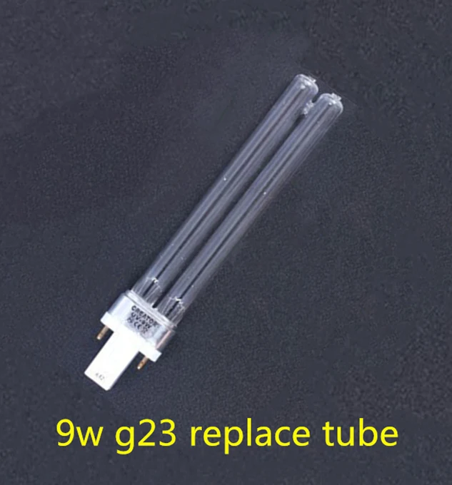 Аквариумный УФ стерилизатор, фильтр насос для увеличения объема воздуха удаляет водоросли убивает бактерии в аквариуме пруд Многофункциональный JUP-01 9 Вт 110~ 240 В - Цвет: 9w g23 replace tube