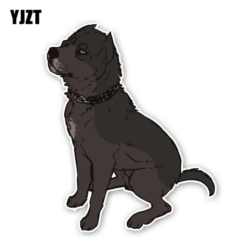 YJZT 12CM*14.5CM A Faithful Puppy PVC Decal Car Sticker 12-300378 | Автомобили и мотоциклы