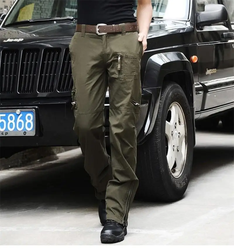 Freedom Knight Army Pants Men Women Unisex Tactical Long Cargo Pants Multi Pockets Green Camouflage Male Hiking Camping Trousers