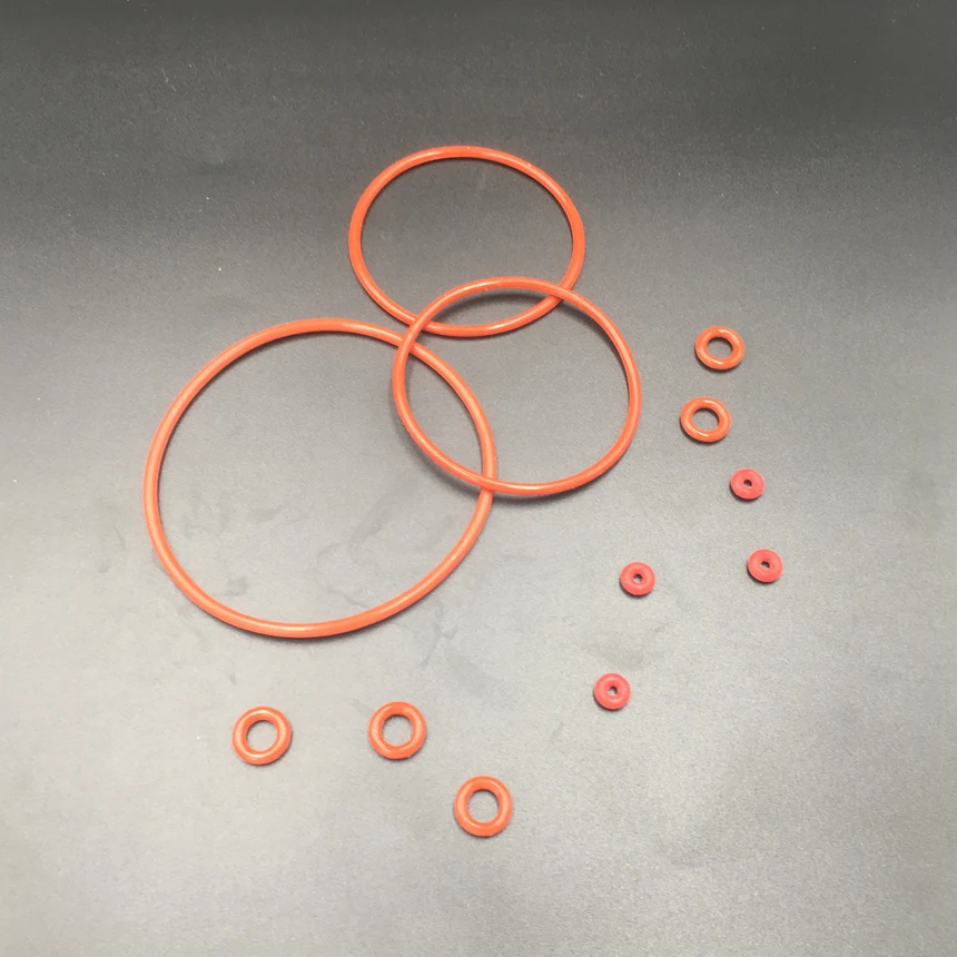 2pcs 272x7 272*7 275x7 275*7 280x7 280*7 286x7 286*7 (ID*Thickness) Food Grade Red Silicone Rubber Oil Seal O Ring O-Ring Gasket