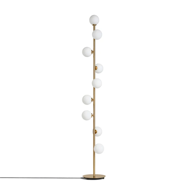 Aliexpress Modern Floor Lamp Creative Led Light Modern Floor Lamp Creative Led Light Grape Gold Color 9 Head Standing Mushroom Livingroom Bedroom Two Year Guaranteed