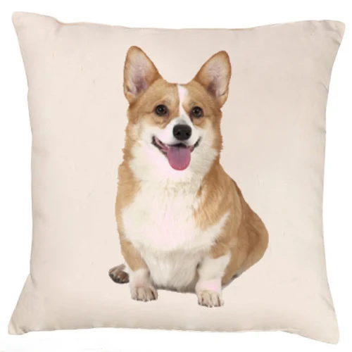 Lucu Sarung Bantal Anjing Corgi Anjing Corgi Kasus Melempar Bantal