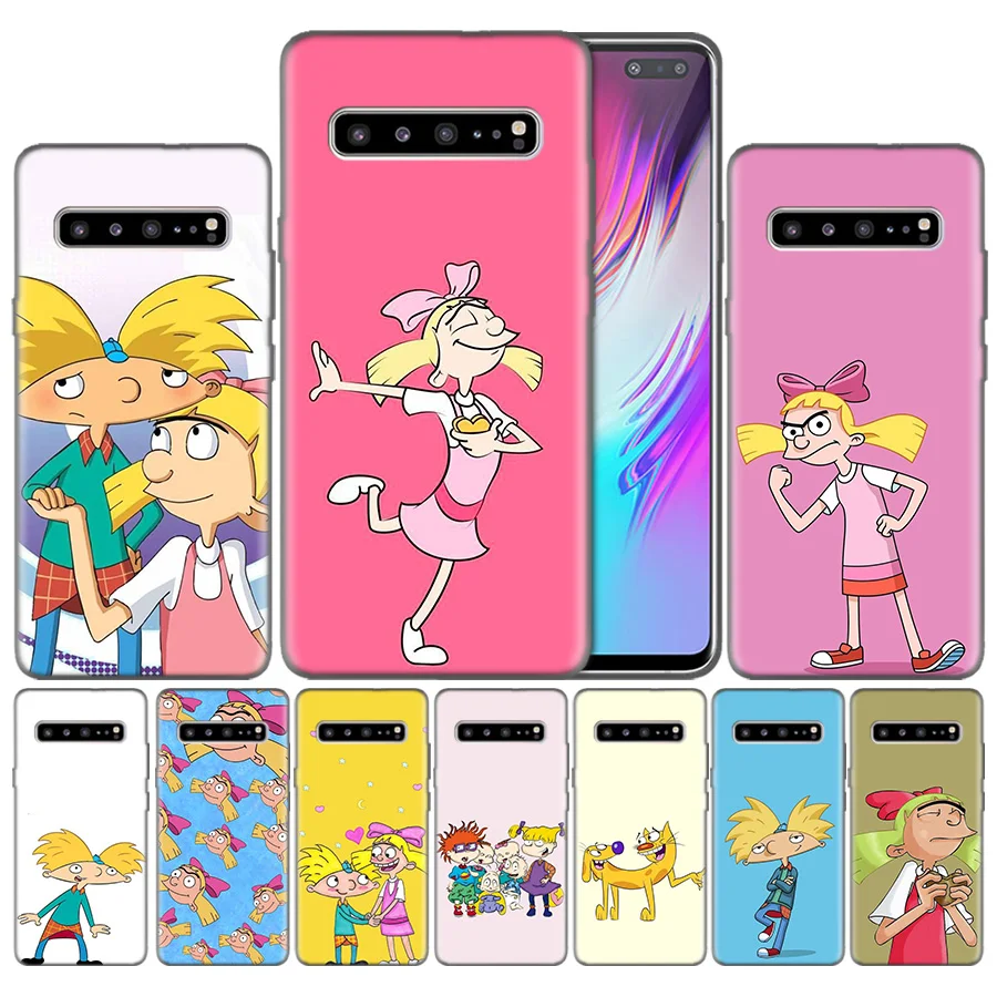 

TPU Fundas For Coque Samsung Galaxy S8 S9 A50 S10 S10e Plus 5G A10 A20 A30 A40 A60 A70 Soft Back Case Hey Arnold