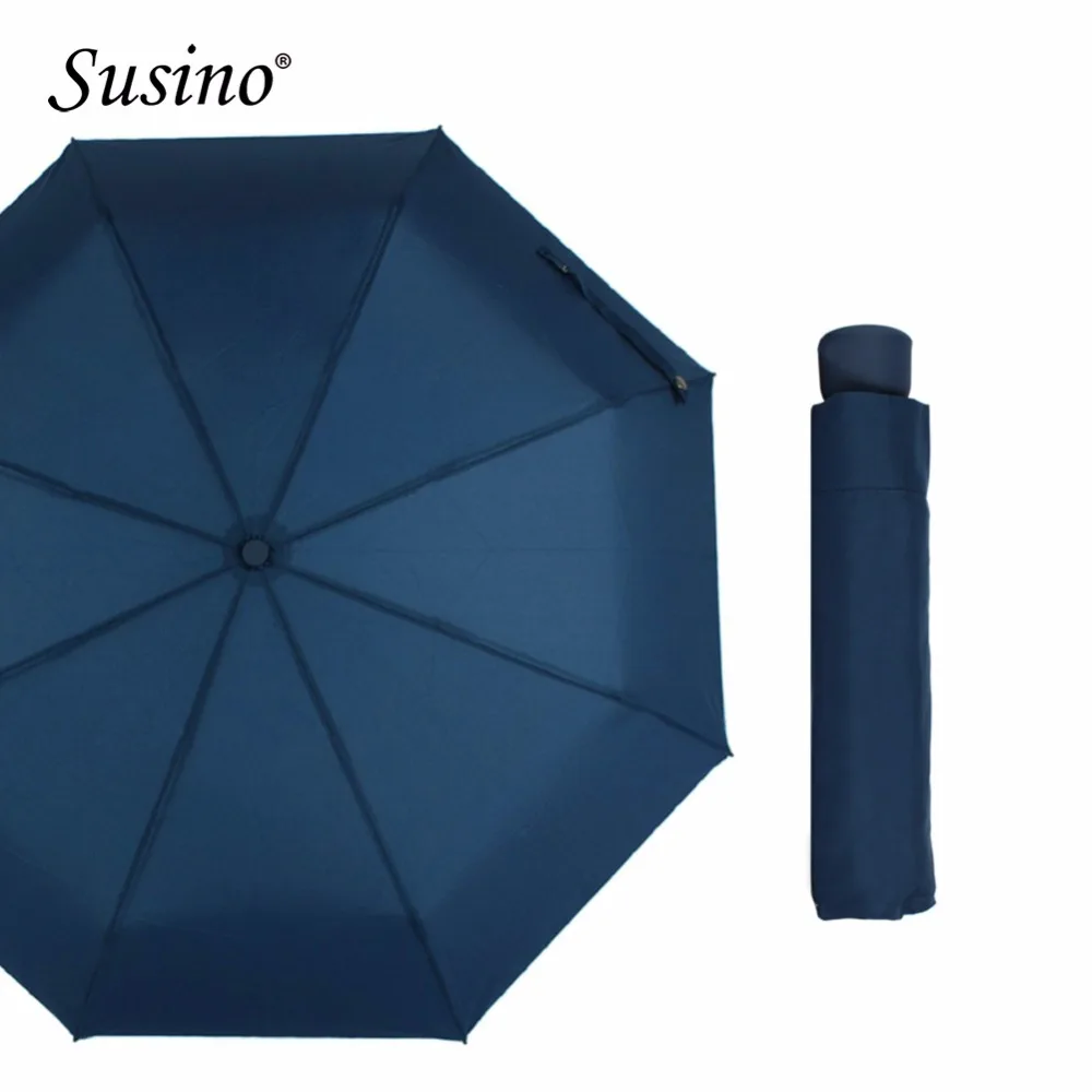 Susino Windproof Travel Umbrella MANUAL OPEN Waterproof Three Folding